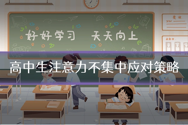 高中生注意力不集中应对策略