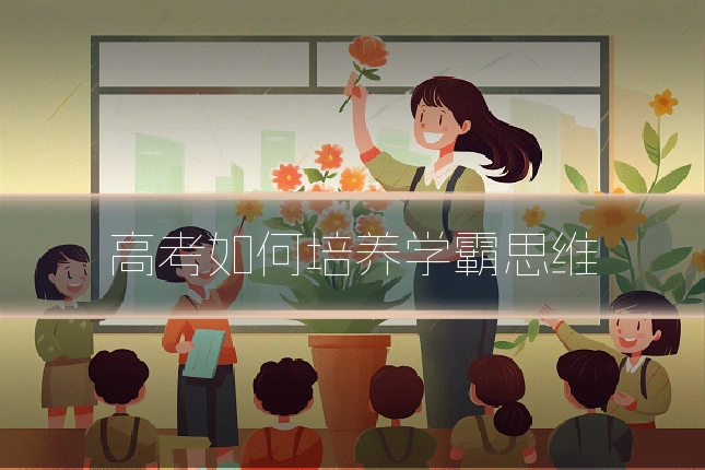 高考如何培养学霸思维
