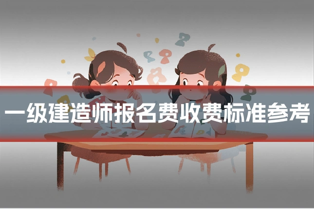一级建造师报名费收费标准参考