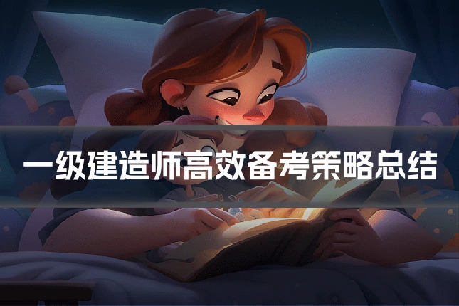 一级建造师高效备考策略总结