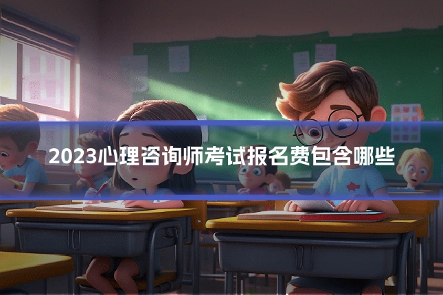 2023心理咨询师考试报名费包含哪些