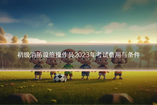 初级消防设施操作员2023年考试费用与条件