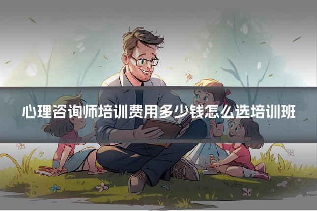 心理咨询师培训费用多少钱怎么选培训班