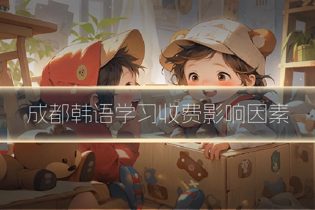 成都韩语学习收费影响因素