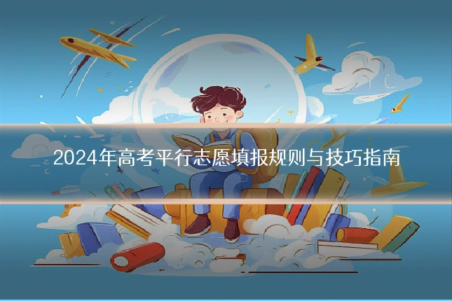 2024年高考平行志愿填报规则与技巧指南