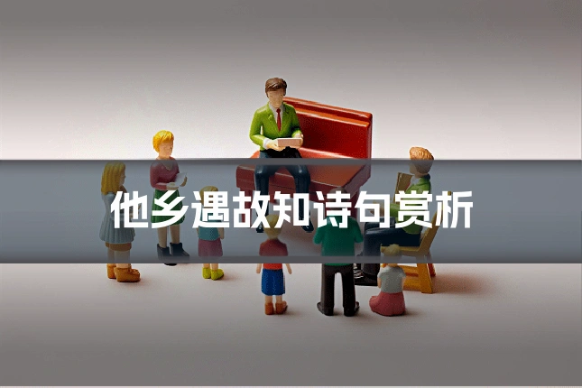 他乡遇故知诗句赏析