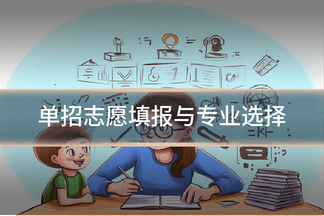 单招志愿填报与专业选择
