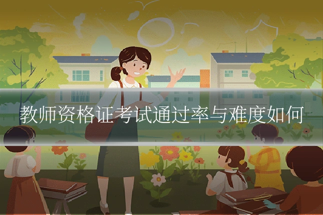 教师资格证考试通过率与难度如何