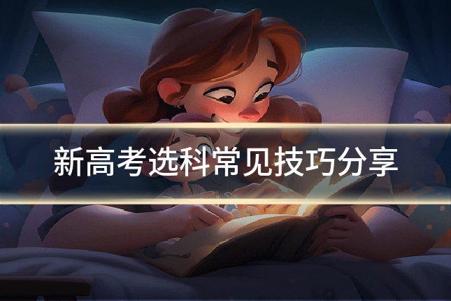 新高考选科常见技巧分享