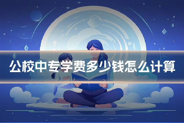 公校中专学费多少钱怎么计算