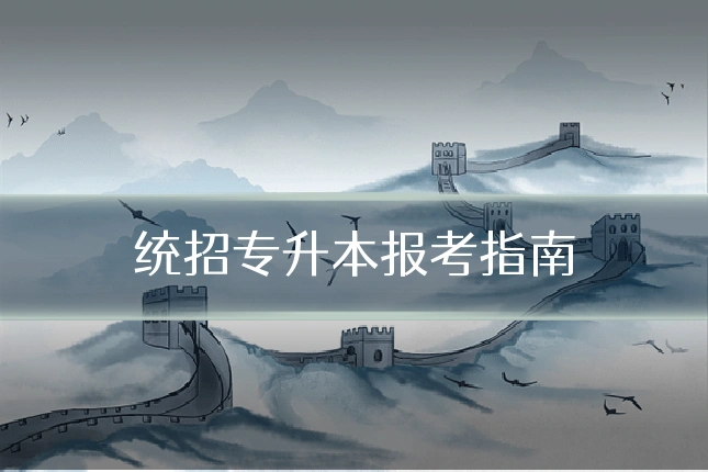 统招专升本报考指南