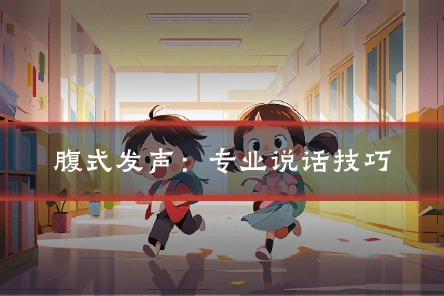 腹式发声:专业说话技巧