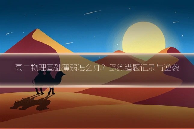 高二物理基础薄弱怎么办?多练错题记录与逆袭