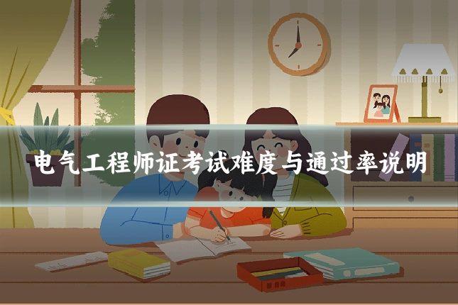 电气工程师证考试难度与通过率说明
