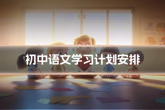 初中语文学习计划安排