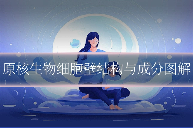 原核生物细胞壁结构与成分图解