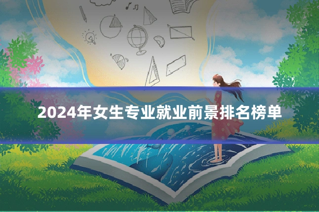 2024年女生专业就业前景排名榜单