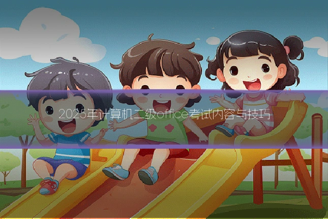 2025年计算机二级office考试内容与技巧