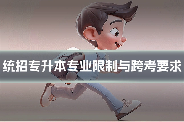 统招专升本专业限制与跨考要求