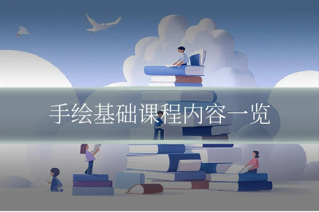 手绘基础课程内容一览