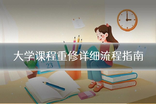 大学课程重修详细流程指南