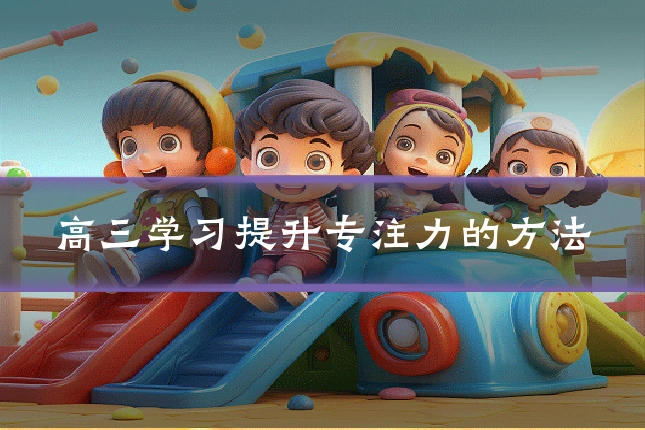 高三学习提升专注力的方法