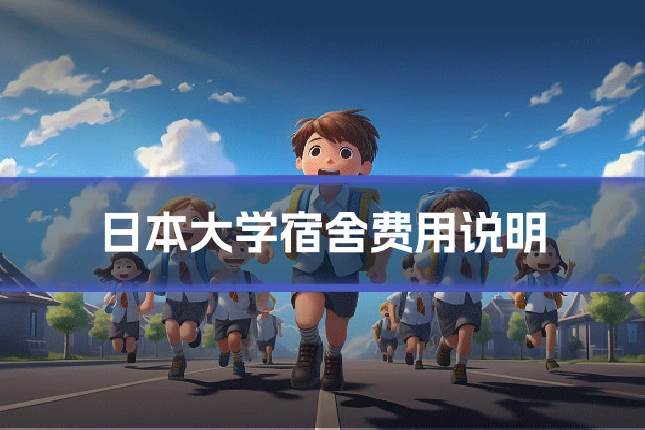 日本大学宿舍费用说明