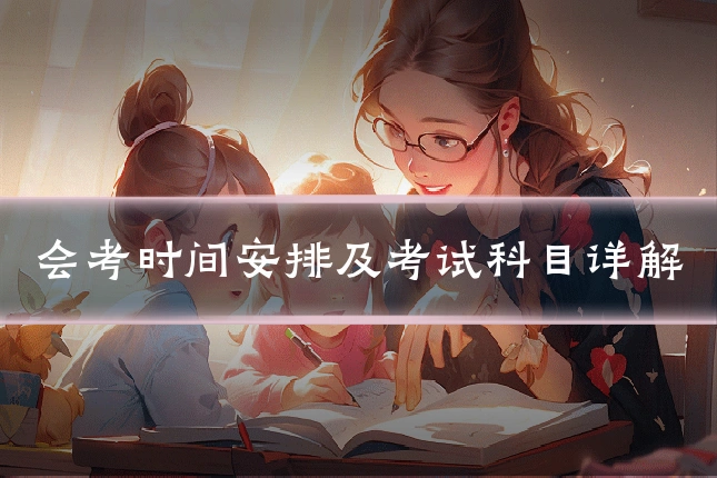 会考时间安排及考试科目详解