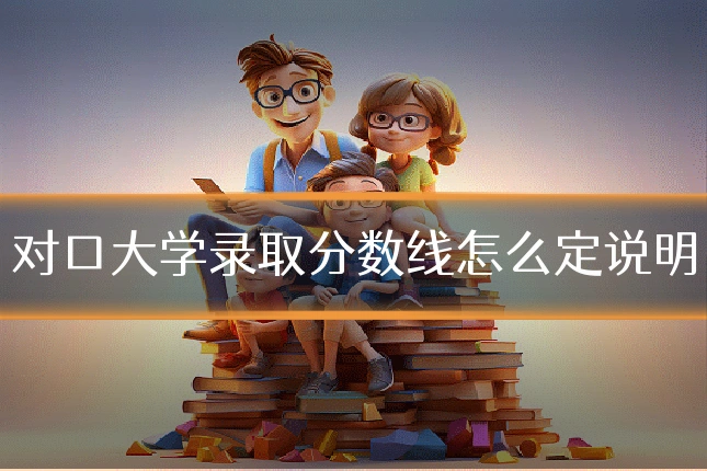 对口大学录取分数线怎么定说明
