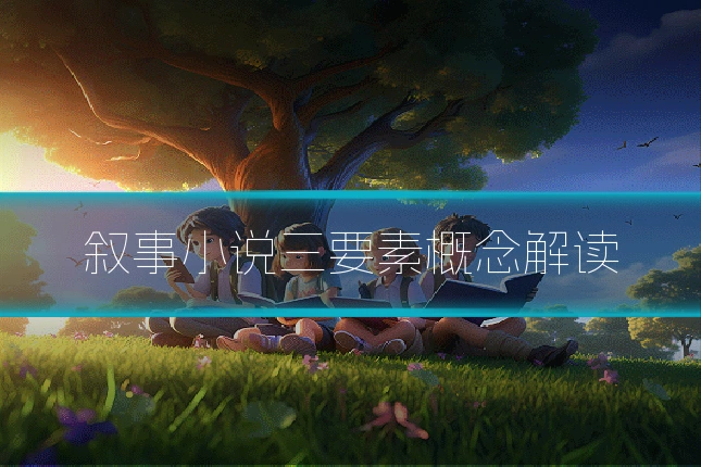 叙事小说三要素概念解读