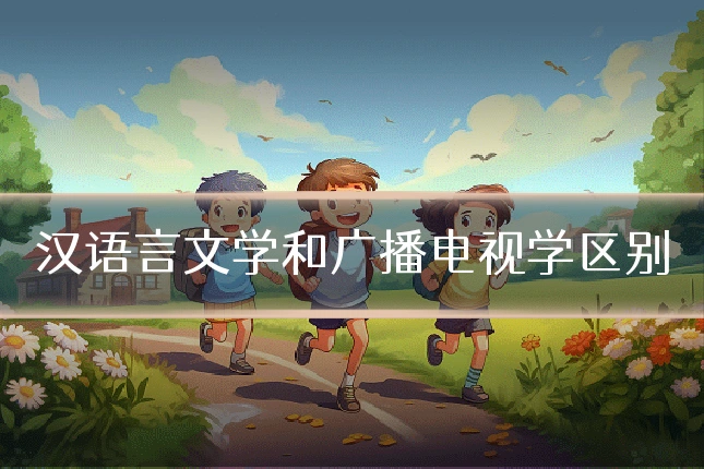 汉语言文学和广播电视学区别