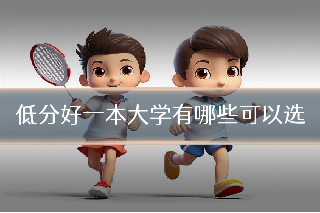 低分好一本大学有哪些可以选