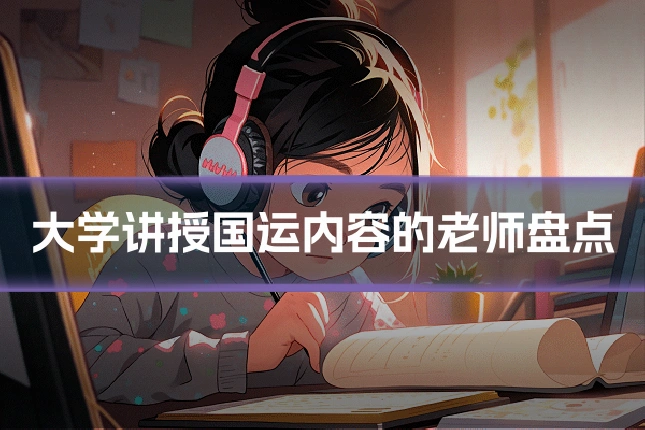 大学讲授国运内容的老师盘点