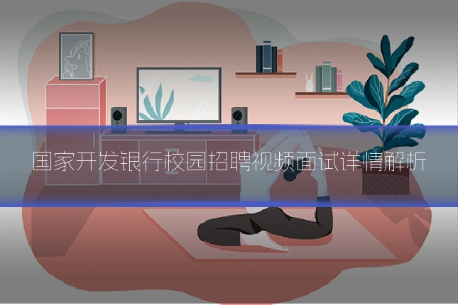 国家开发银行校园招聘视频面试详情解析