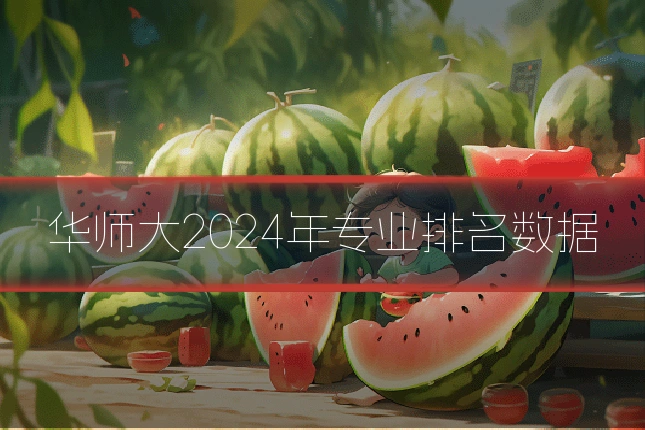 华师大2024年专业排名数据
