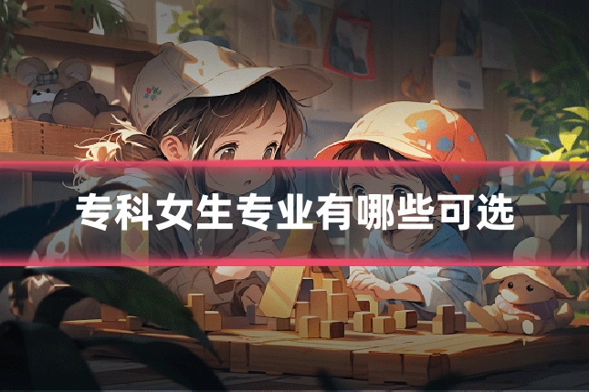 专科女生专业有哪些可选