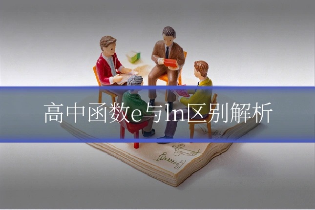 高中函数e与ln区别解析
