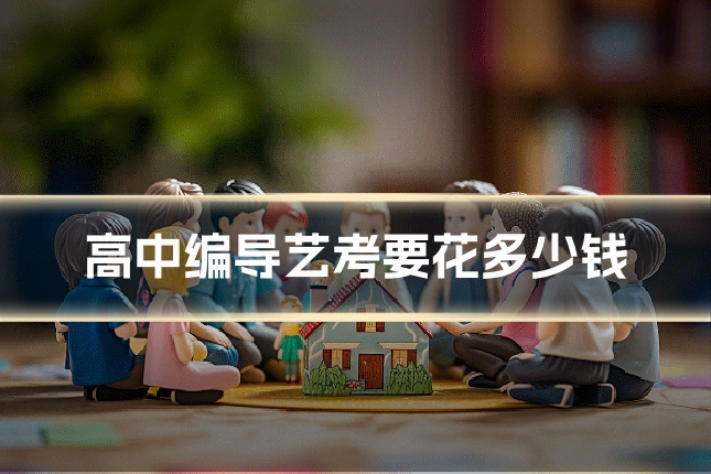 高中编导艺考要花多少钱