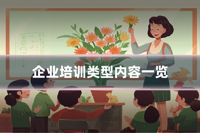 企业培训类型内容一览