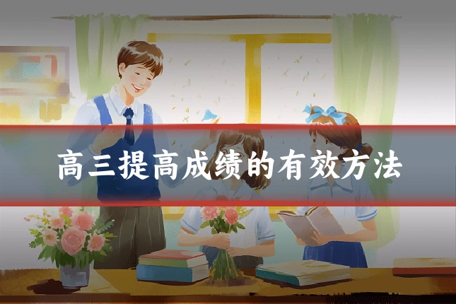 高三提高成绩的有效方法