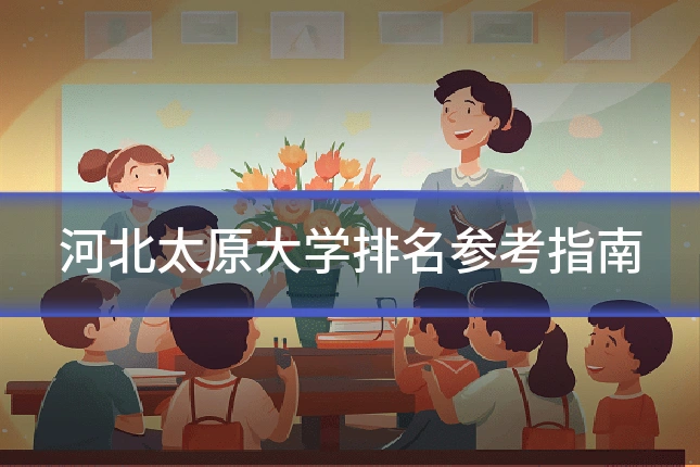 河北太原大学排名参考指南