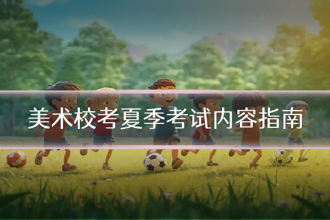 美术校考夏季考试内容指南