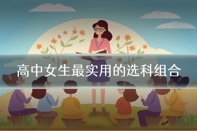 高中女生最实用的选科组合