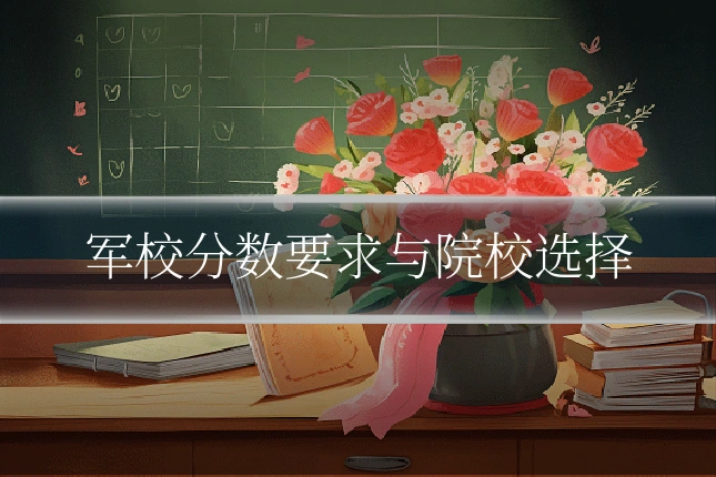 军校分数要求与院校选择