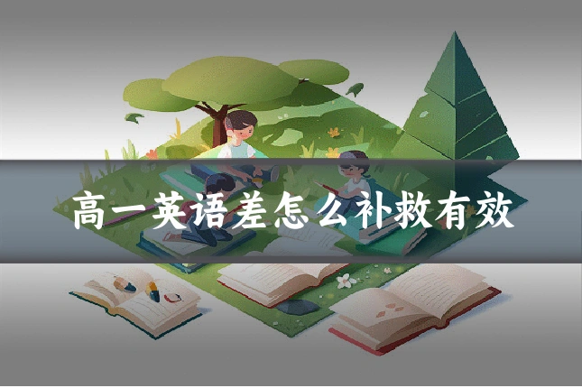 高一英语差怎么补救有效