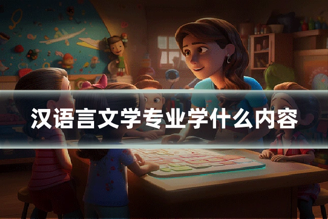 汉语言文学专业学什么内容