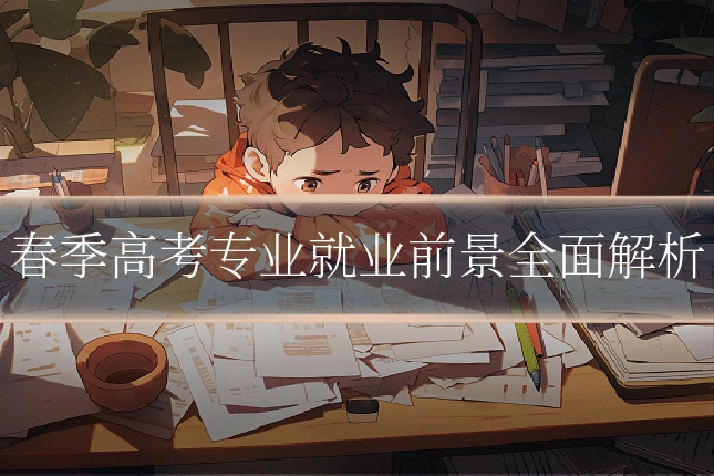 春季高考专业就业前景全面解析
