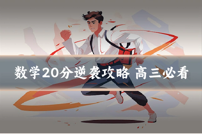 数学20分逆袭攻略 高三必看