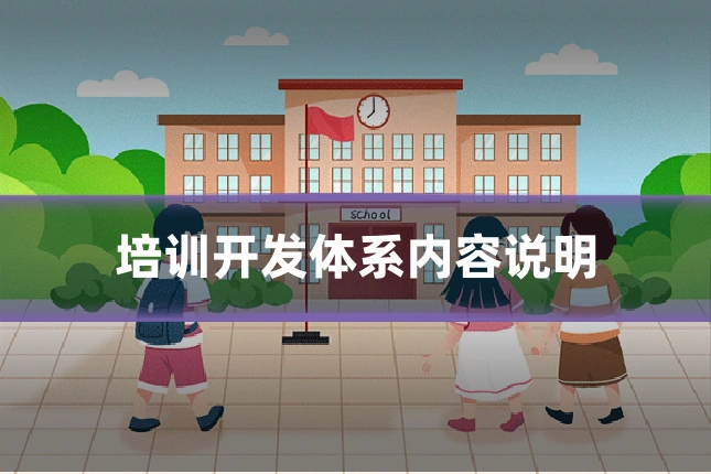 培训开发体系内容说明