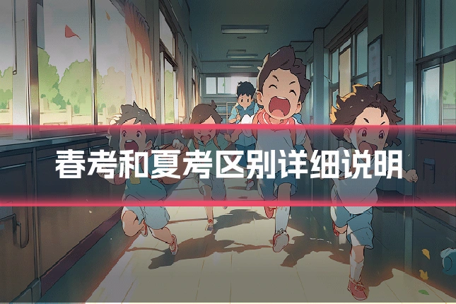春考和夏考区别详细说明